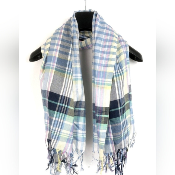 POLO Ralph Lauren Multicolored Plaid Scarf/Shawl/Wrap - Picture 4 of 4